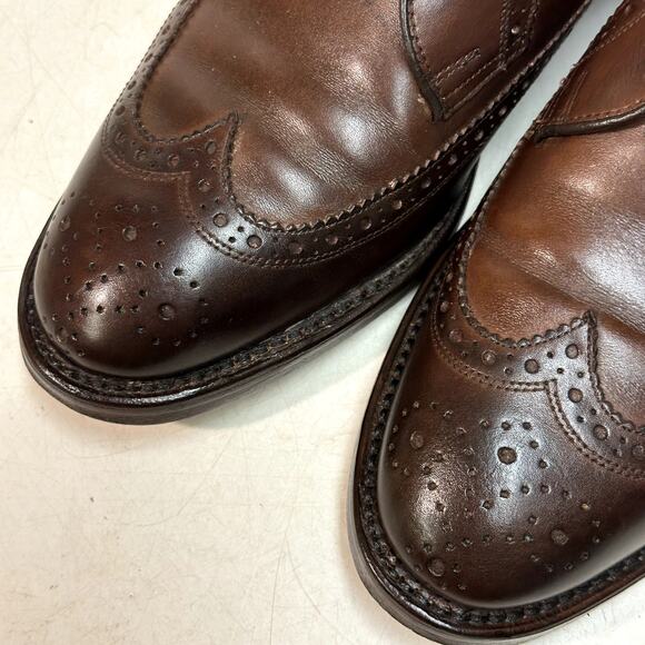 NEW HEELS Allen Edmonds x Polo Ralph Lauren Sanderson Longwing Derby USA 7.5 D main image 12